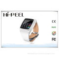 Leather Strap Wrist Watch Cell Phone With 1.6 Inch Touch Screen Bluetooth Camera